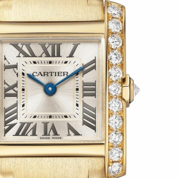 Cartier Tank Franaise Watch Small Model, Quartz Movement, Yellow Gold, Diamonds WJTA0039 - Image 2