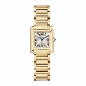 Cartier Tank Franaise Watch Small Model, Quartz Movement, Yellow Gold WGTA0114