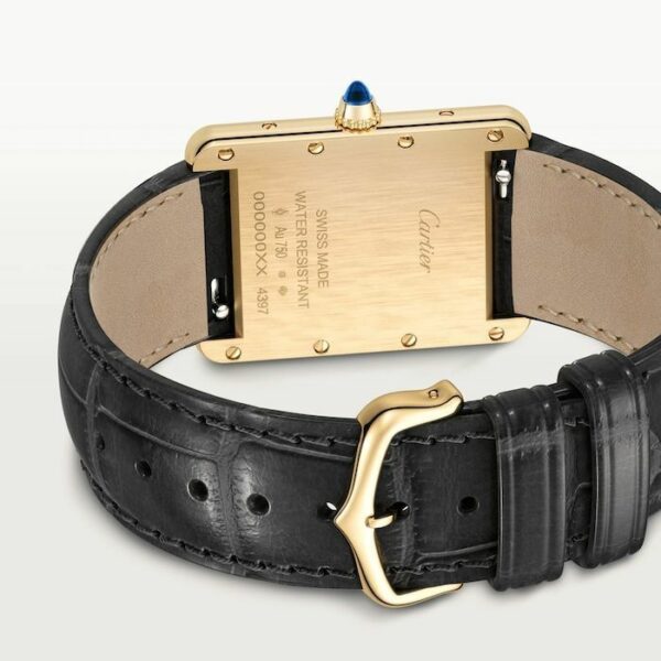Cartier Tank Louis Cartier watch, large model, quartz movement. Case in yellow gold WGTA0067 - Image 3