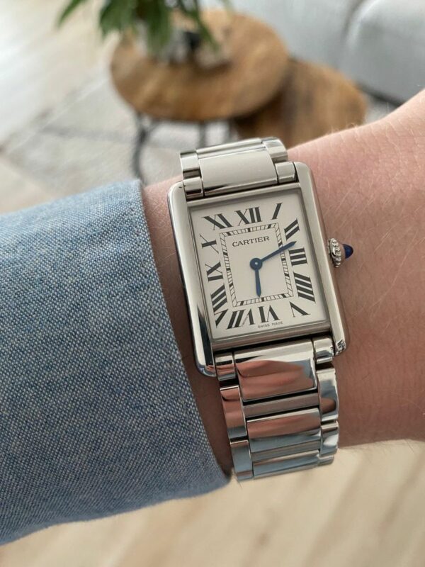Cartier Tank Must, Large model, quartz movement, steel 33.7mm x 25.5mm WSTA0052 Watch - Image 2