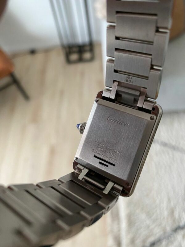 Cartier Tank Must, Large model, quartz movement, steel 33.7mm x 25.5mm WSTA0052 Watch - Image 6