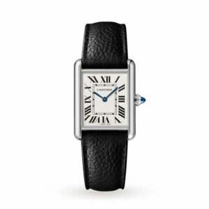 Cartier Tank Must, Large model, quartz movement, steel, leather WSTA0041 Watch