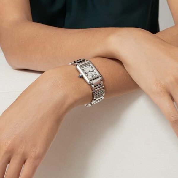Cartier Tank Must, Small model, quartz movement, steel 29.5mm x 22mm WSTA0051 Watch - Image 3