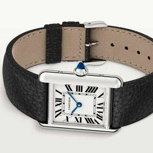 Cartier Tank Must, Small model, quartz movement, steel, leather WSTA0042 Watch - Image 5