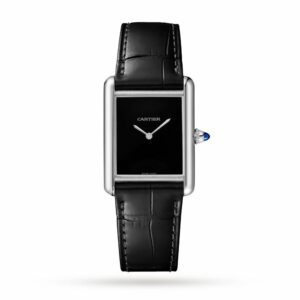 Cartier Tank Must watch, large model, quartz movement. Steel case WSTA0072