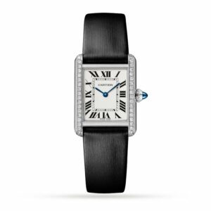 Cartier Tank Must watch, small model, quartz movement. Steel case W4TA0016