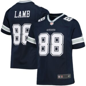 CeeDee Lamb Dallas Cowboys Nike Girls Youth Game Jersey - Navy