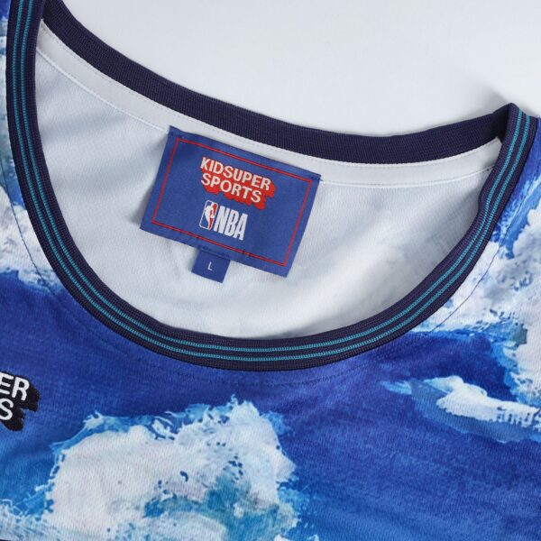Charlotte Hornets NBA & KidSuper Studios by Fanatics Unisex Hometown Jersey - Blue - Image 6
