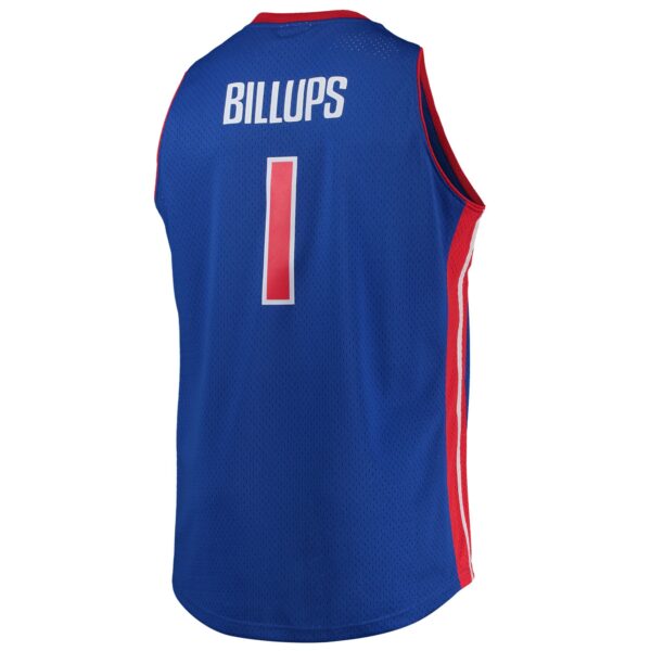 Chauncey Billups Detroit Pistons Mitchell & Ness 2003/04 Big & Tall Hardwood Classics Swingman Jersey - Blue - Image 4