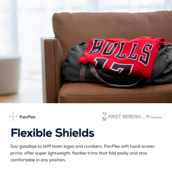Chicago Bulls Fanatics Youth Fast Break Custom Replica Jersey Red - Icon Edition - Image 6