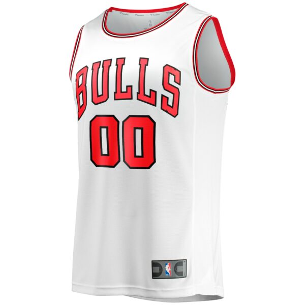 Chicago Bulls Fanatics Youth Fast Break Replica Custom Jersey - Association Edition - White - Image 3