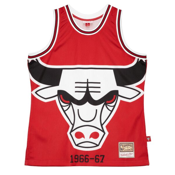 Chicago Bulls Mitchell & Ness Hardwood Classics Blown Out Fashion Jersey - Red - Image 3