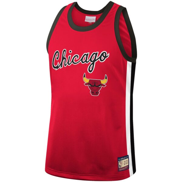 Chicago Bulls Mitchell & Ness Hardwood Classics Team Heritage Fashion Jersey - Red - Image 3