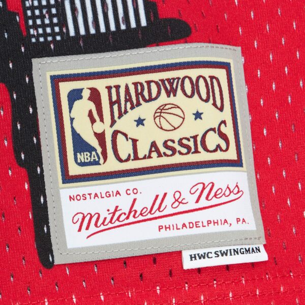 Chicago Bulls Mitchell & Ness x Tats Cru Hardwood Classics Fashion Jersey - Red - Image 6