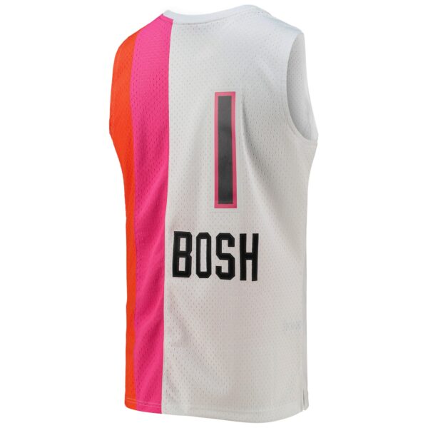 Chris Bosh Miami Heat Mitchell & Ness 2001/02 Hardwood Classics Swingman Jersey - White - Image 4