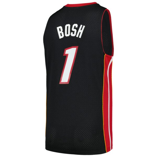 Chris Bosh Miami Heat Mitchell & Ness  2012/13 Hardwood Classics Swingman Jersey - Black - Image 4