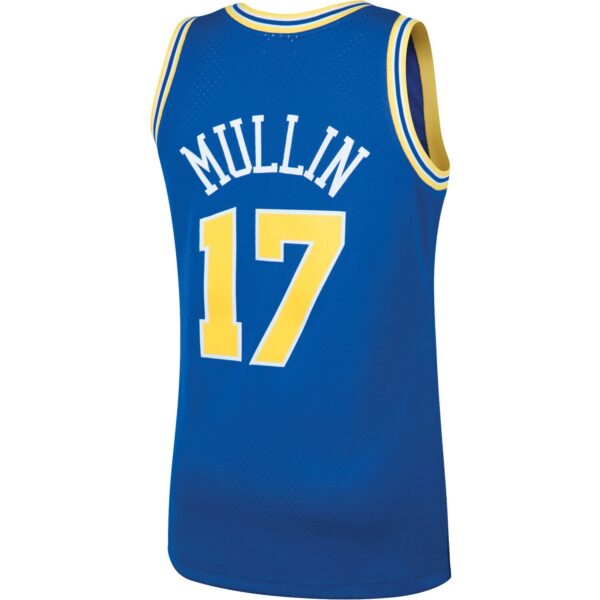 Chris Mullin Golden State Warriors Mitchell & Ness 1993/94 Hardwood Classics Swingman Jersey - Royal - Image 4