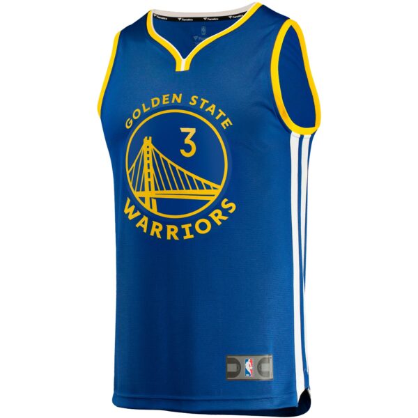 Chris Paul Golden State Warriors Fanatics Fast Break Player Jersey - Icon Edition - Royal - Image 3