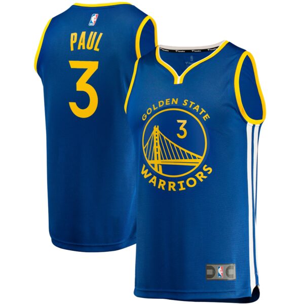 Chris Paul Golden State Warriors Fanatics Fast Break Player Jersey - Icon Edition - Royal - Image 2