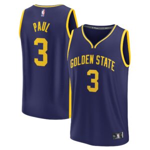 Chris Paul Golden State Warriors Fanatics Youth Fast Break Player Jersey - Statement Edition - Navy