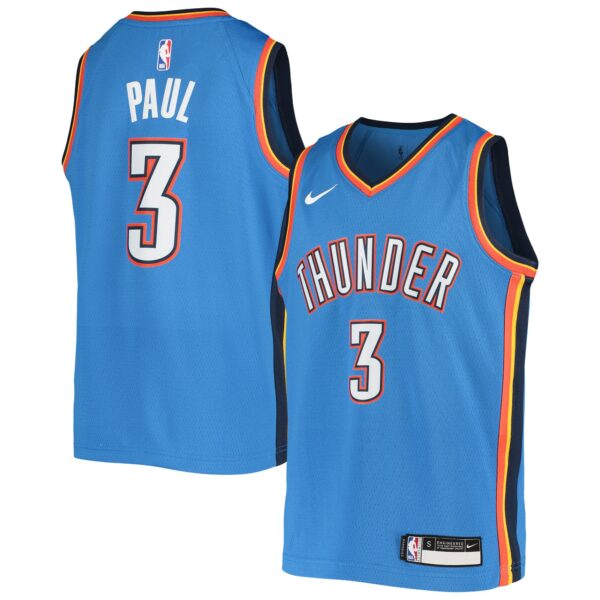 Chris Paul Oklahoma City Thunder Nike Youth Team Swingman Jersey - Blue - Image 2