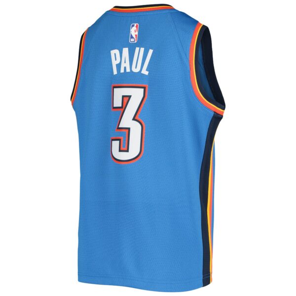 Chris Paul Oklahoma City Thunder Nike Youth Team Swingman Jersey - Blue - Image 4