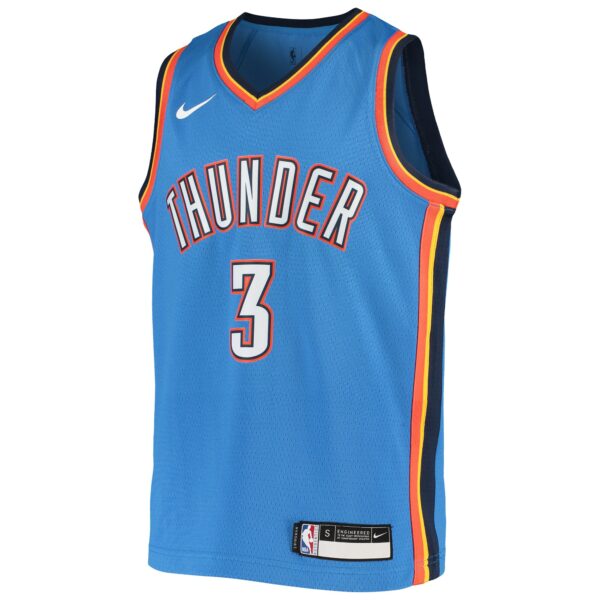 Chris Paul Oklahoma City Thunder Nike Youth Team Swingman Jersey - Blue - Image 3