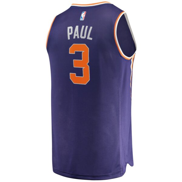 Chris Paul Phoenix Suns Fanatics Fast Break Replica Player Jersey - Icon Edition - Purple - Image 4