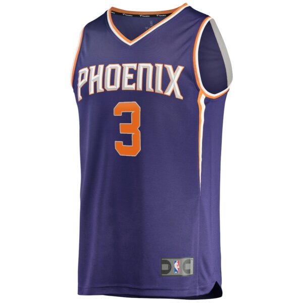 Chris Paul Phoenix Suns Fanatics Fast Break Replica Player Jersey - Icon Edition - Purple - Image 3