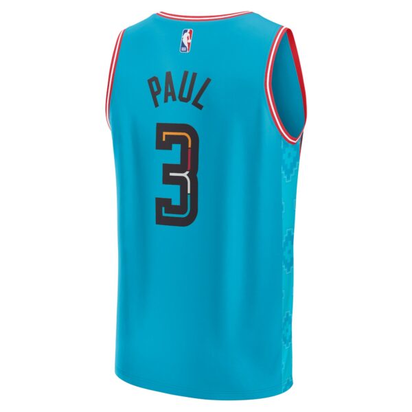Chris Paul Phoenix Suns Fanatics Fastbreak Jersey - City Edition - Teal - Image 4