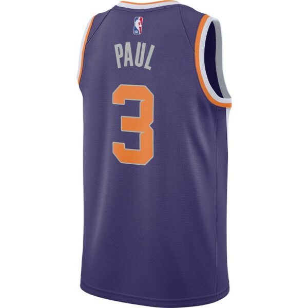 Chris Paul Phoenix Suns Nike 2020/21 Swingman Jersey Purple - Icon Edition - Image 4
