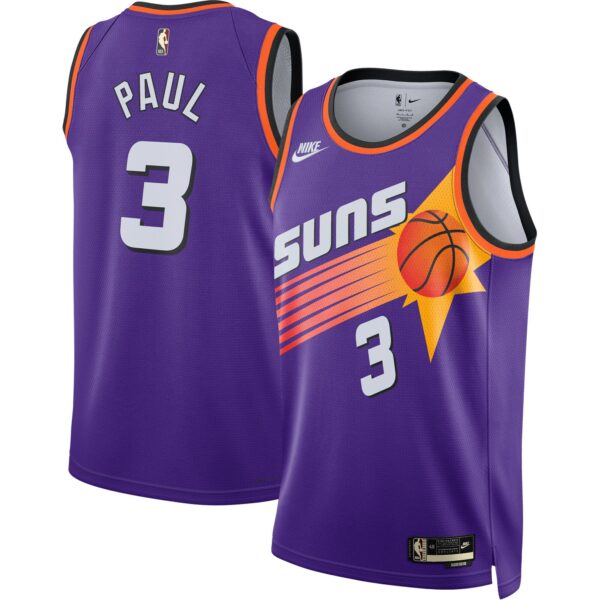 Chris Paul Phoenix Suns Nike Swingman Jersey - Classic Edition - Purple - Image 2