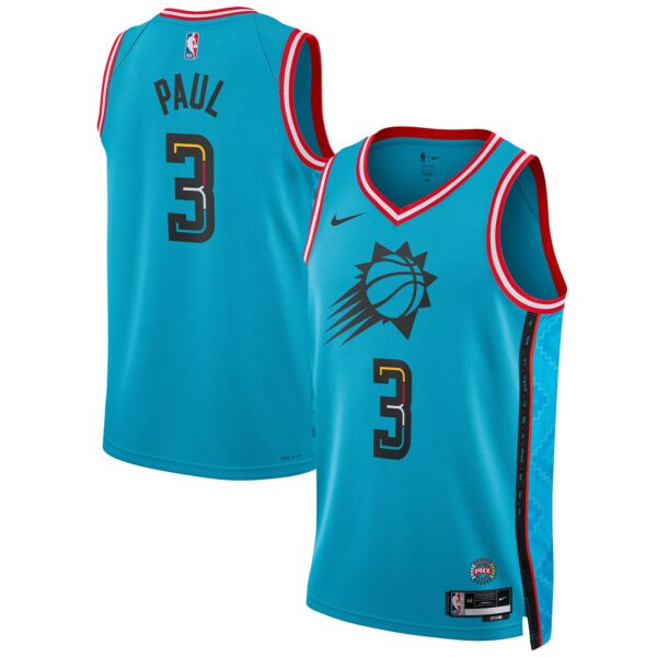 Chris Paul Phoenix Suns Nike Unisex 2022/23 Swingman Jersey - City Edition - Turquoise - Image 2