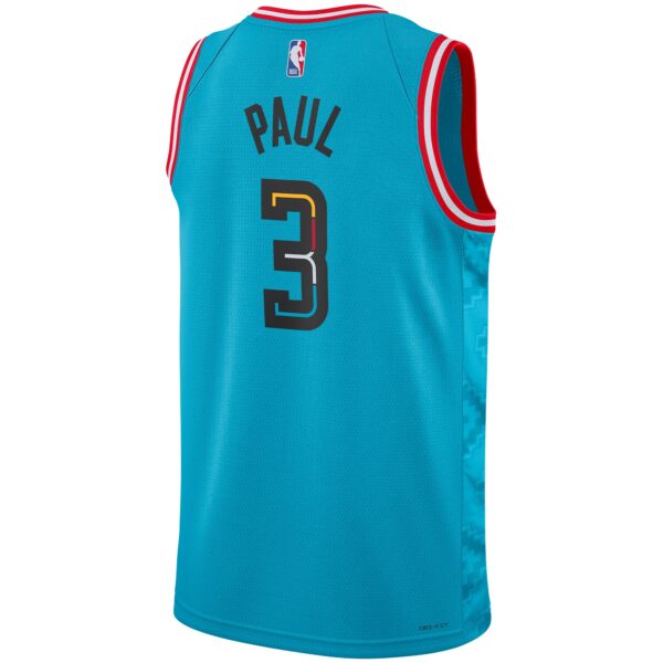 Chris Paul Phoenix Suns Nike Unisex 2022/23 Swingman Jersey - City Edition - Turquoise - Image 4