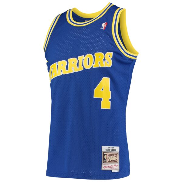 Chris Webber Golden State Warriors Mitchell & Ness 1993/94 Hardwood Classics Swingman Jersey - Royal - Image 3