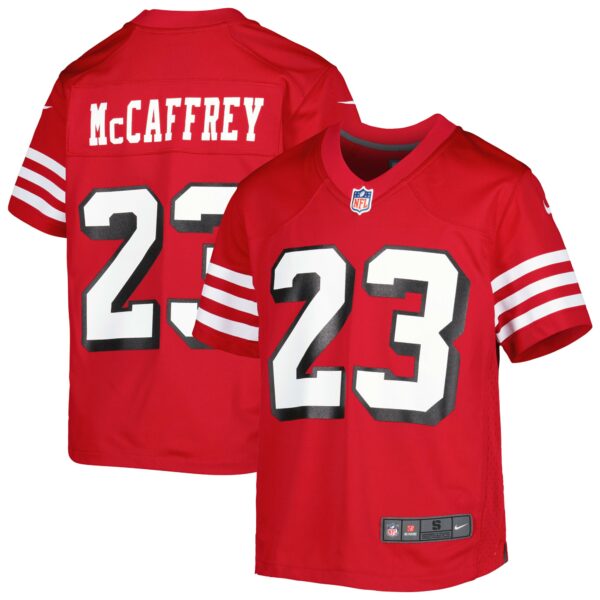 Christian McCaffrey San Francisco 49ers Nike Youth Game Jersey - Scarlet