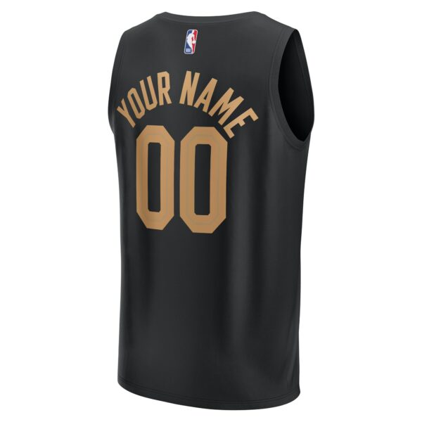 Cleveland Cavaliers Fanatics Fast Break Custom Jersey - Black - Statement Edition - Image 4