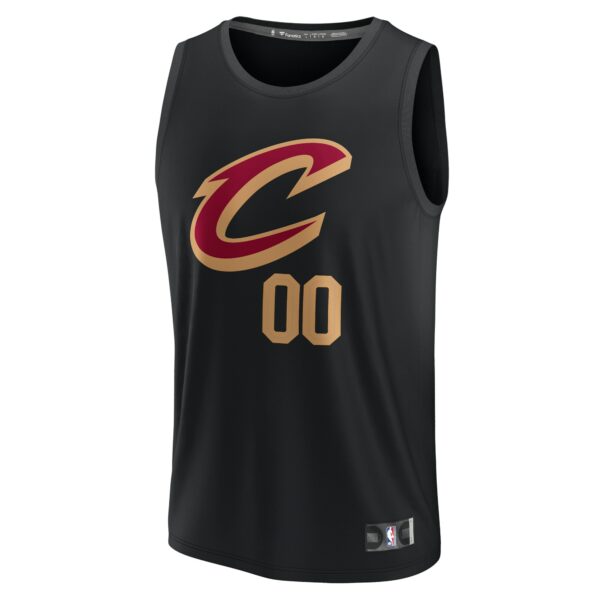 Cleveland Cavaliers Fanatics Fast Break Custom Jersey - Black - Statement Edition - Image 3