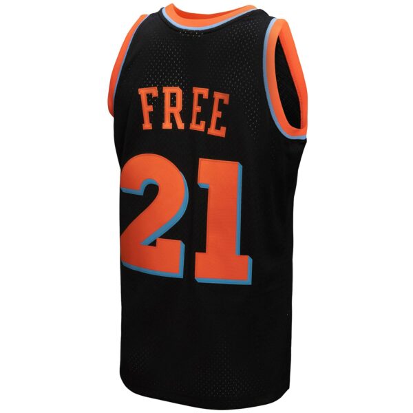Cleveland Cavaliers Mitchell & Ness 1984-85 Hardwood Classics World B. Free Reload 3.0 Swingman Jersey - Black - Image 4