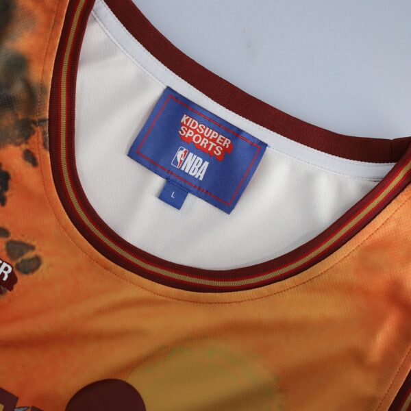 Cleveland Cavaliers NBA & KidSuper Studios by Fanatics Unisex Hometown Jersey - Gold - Image 6
