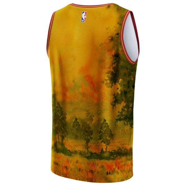 Cleveland Cavaliers NBA & KidSuper Studios by Fanatics Unisex Hometown Jersey - Gold - Image 4