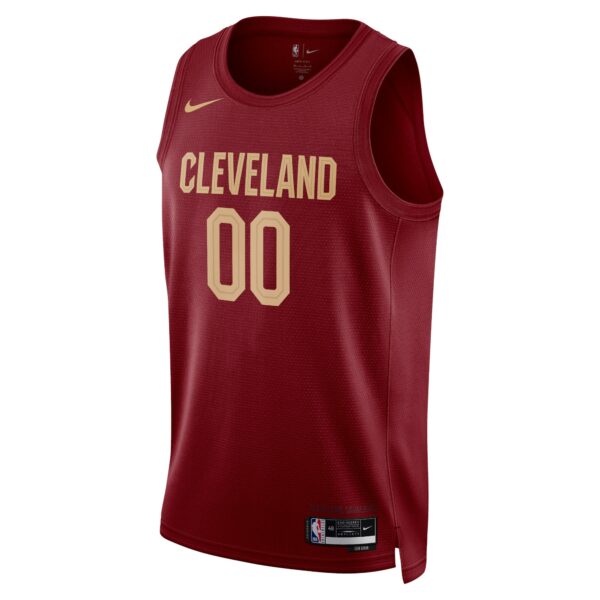 Cleveland Cavaliers Nike Unisex Swingman Custom Jersey Burgundy - Icon Edition - Image 3