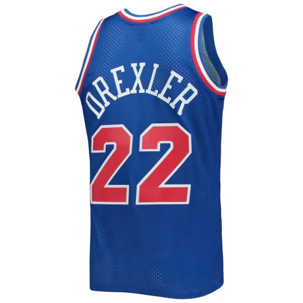 Clyde Drexler Western Conference Mitchell & Ness Hardwood Classics 1992 NBA All-Star Game Swingman Jersey - Royal - Image 4