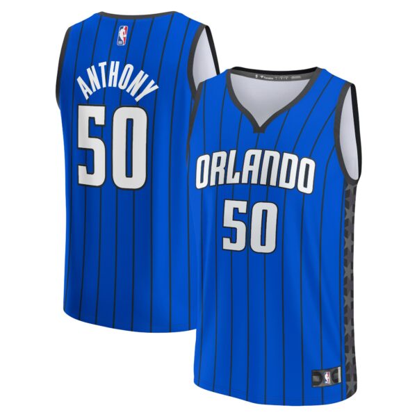 Cole Anthony Orlando Magic Fanatics Fast Break Replica Player Jersey - Statement Edition - Blue - Image 2