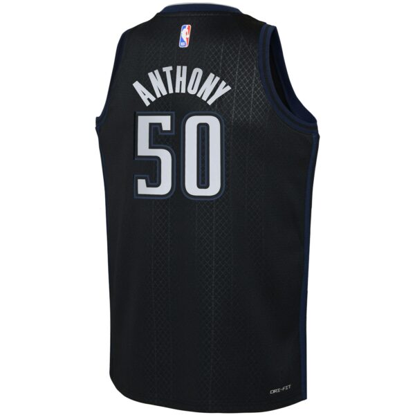 Cole Anthony Orlando Magic Nike Youth 2022/23 Swingman Jersey - City Edition - Black - Image 4