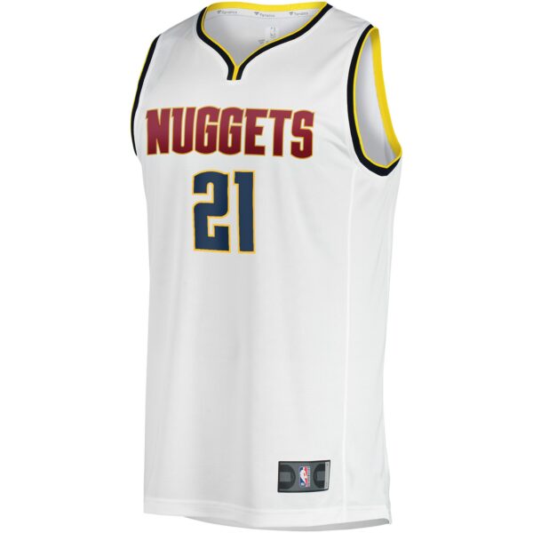 Collin Gillespie Denver Nuggets Fanatics Fast Break Player Jersey - Association Edition - White - Image 3