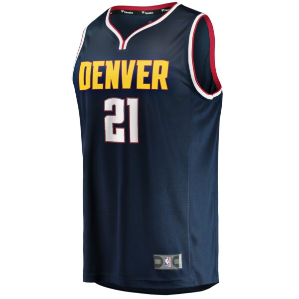Collin Gillespie Denver Nuggets Fanatics Fast Break Player Jersey - Icon Edition - Navy - Image 3