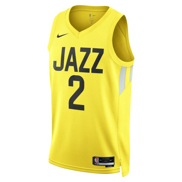Collin Sexton Utah Jazz Nike Unisex Swingman Jersey - Icon Edition - Gold - Image 3