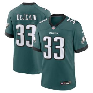 Cooper DeJean Philadelphia Eagles Nike 2024 NFL Draft Game Jersey - Green
