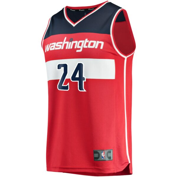 Corey Kispert Washington Wizards Fanatics Fast Break Replica Jersey - Icon Edition - Red - Image 3